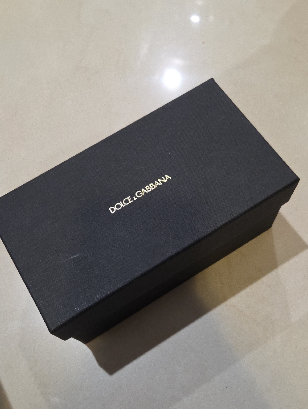 Dolce & Gabbana Black Box with Gold Logo